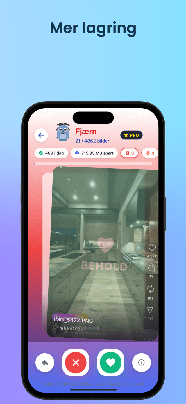 Fjærn app screenshot 1